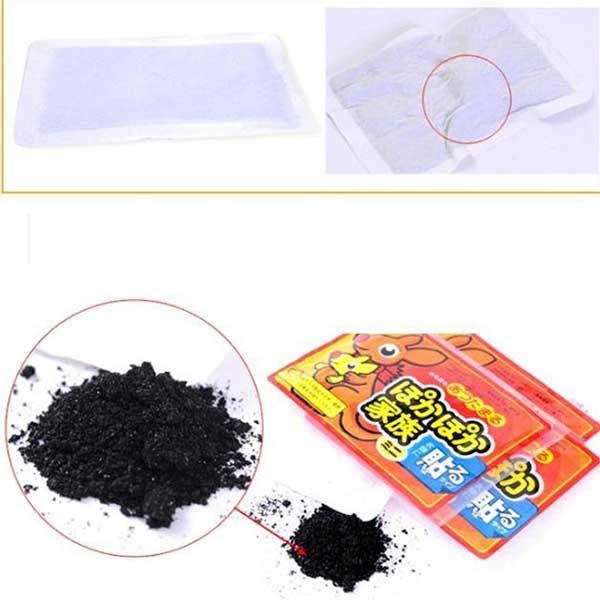 Th&agrave;nh phần ch&iacute;nh than hoạt t&iacute;nh, bột sắt, nước, muối