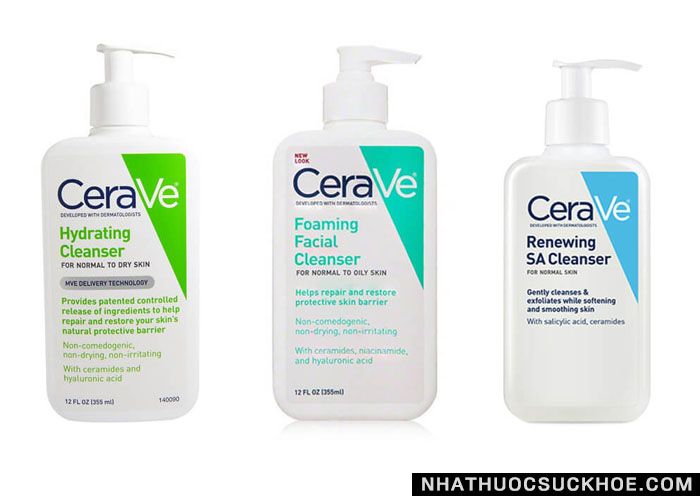 Sữa rửa mặt Cerave c&oacute; tốt kh&ocirc;ng? Th&agrave;nh phần, c&aacute;ch sử dụng đ&uacute;ng? 1