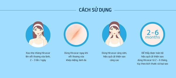 C&aacute;ch sử dụng kem trị th&acirc;m sẹo Hiruscar