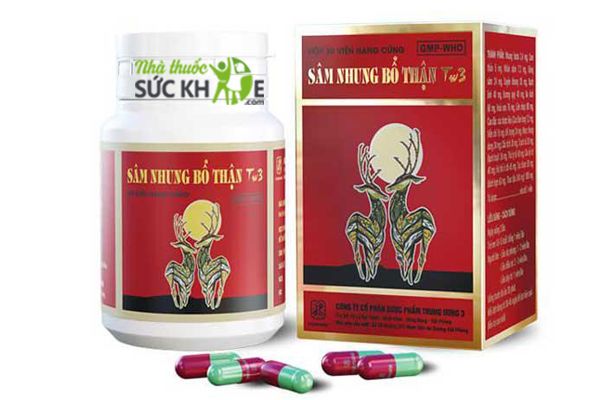 S&acirc;m nhung bổ thận TW3