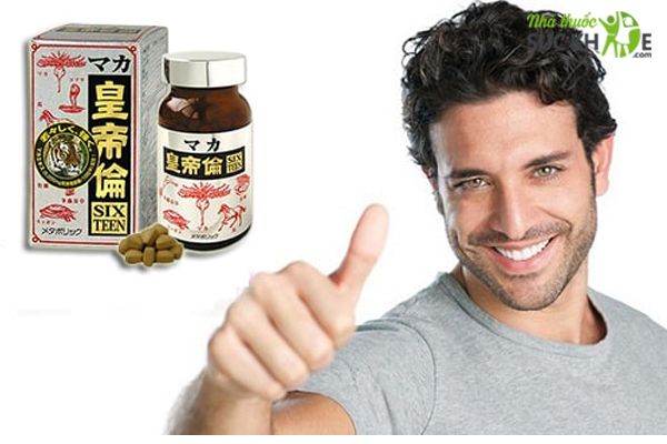 Vi&ecirc;n uống Maka Sixteen cho nam giới của Nhật