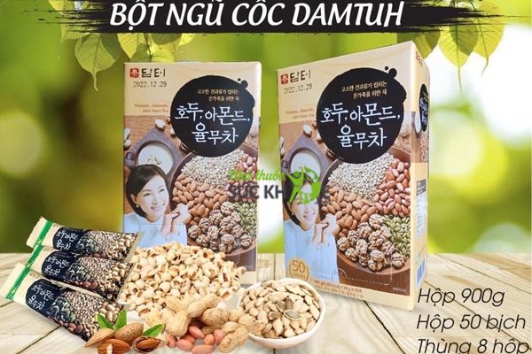 Bột Ngũ Cốc Damtuh 50 G&oacute;i Của H&agrave;n Quốc