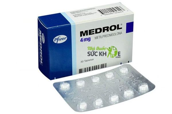 Thuốc Medrol hay c&ograve;n c&oacute; t&ecirc;n hoạt chất l&agrave; methylprednisolon