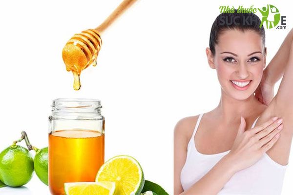 C&aacute;ch trị th&acirc;m n&aacute;ch bằng chanh v&agrave; mật ong