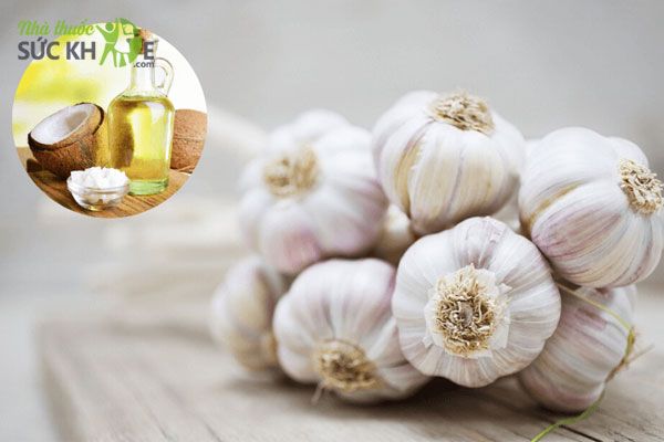 C&aacute;ch x&oacute;a nốt ruồi bằng tỏi v&agrave; dầu dừa