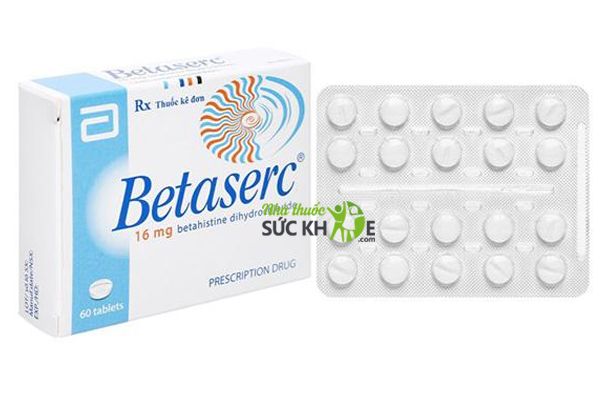 Thuốc hoạt động dựa tr&ecirc;n t&aacute;c động của hoạt chất Betahistine dihydrochloride