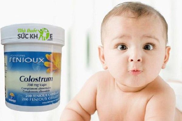 Colostrum fenioux hỗ trợ ph&aacute;t triển c&acirc;n nặng cho b&eacute;