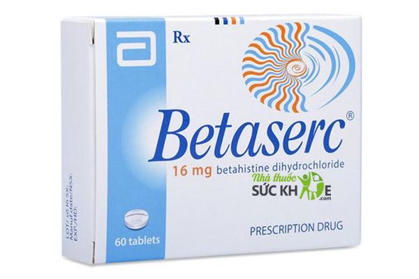 Betaserc h&agrave;m lượng 16mg