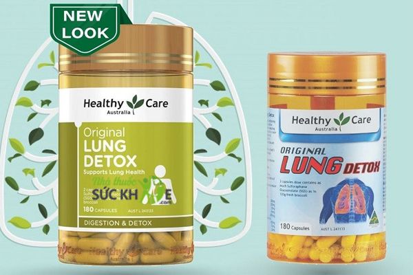 Thuốc thải độc phổi Healthy Care Original Lung Detox