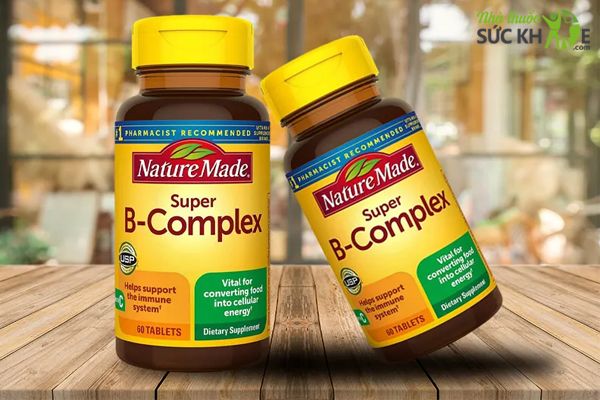Nature Made Super B-complex hỗ trợ tăng đề kh&aacute;ng, giảm mệt mỏi, 140 vi&ecirc;n