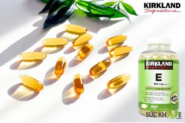 C&aacute;ch uống Vitamin E 400 IU Kirkland