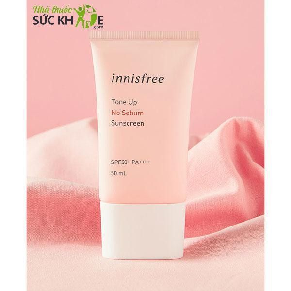 Kem chống nắng Innisfree Tone Up No Sebum SPF50+ PA++++