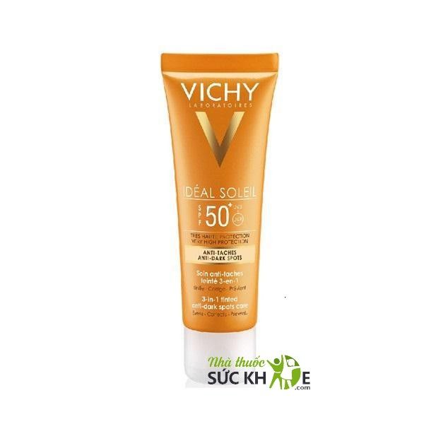 Kem chống nắng Vichy 3 in 1 Ideal Soleil Anti-Dark Spots SPF 50 PA+++