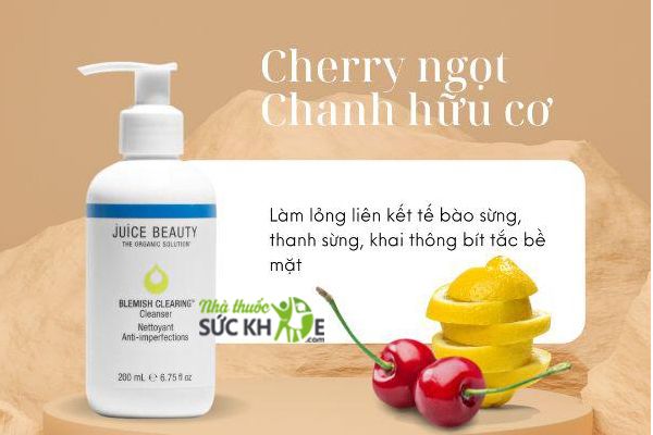 Sữa rửa mặt an to&agrave;n cho bầu Juice Beauty Blemish Clearing
