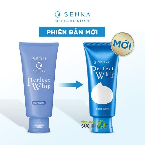 Sữa rửa mặt Senka Perfect Whip chiết xuất tơ tằm