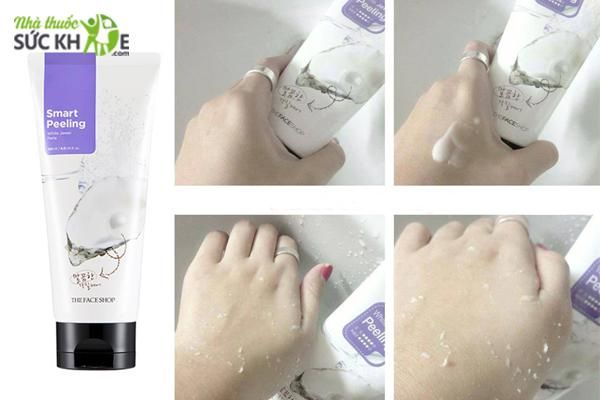 Tẩy da chết ngọc trai The Face shop White Jewel Peeling