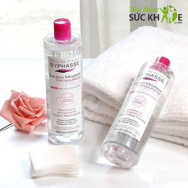 Nước tẩy trang kh&ocirc;ng cồn Byphasse Solution Micellaire Face&nbsp;