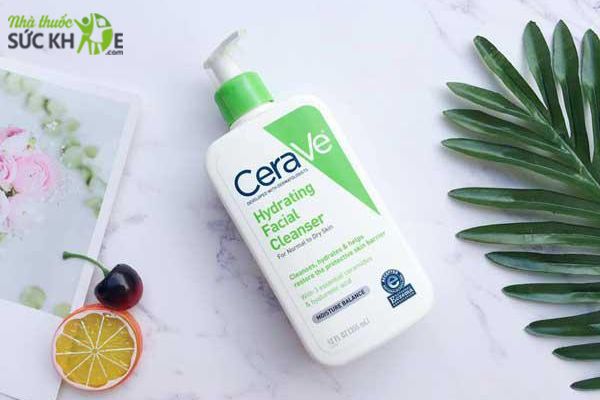 Sữa rửa mặt cho tuổi dậy th&igrave; Cerave Hydrating Cleanser