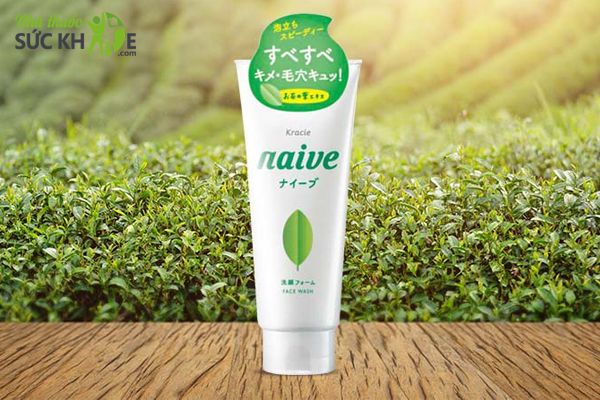Sữa rửa mặt Naive tr&agrave; xanh Nhật Bản