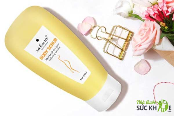 Tẩy tế b&agrave;o chết to&agrave;n th&acirc;n Sakura Body Scrub