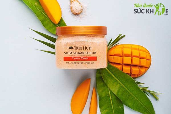Tẩy tế b&agrave;o chết Tree Hut Shea Sugar Scrub Tropical Mango