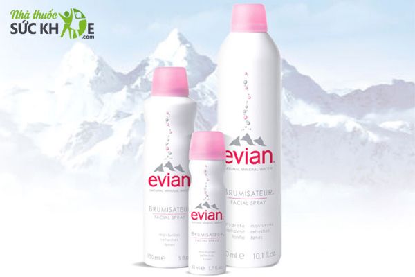 Xịt kho&aacute;ng Evian Mineral Water Spray