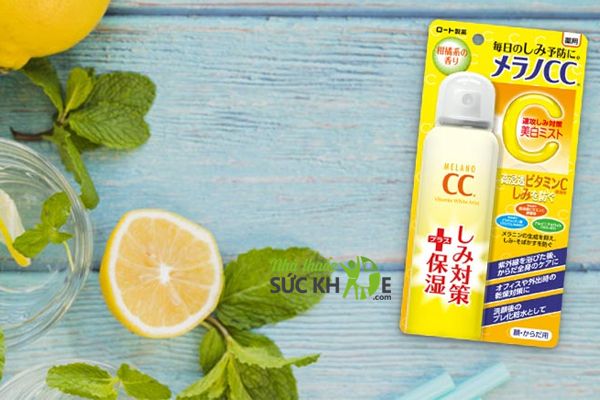 Xịt kho&aacute;ng trắng da Rohto Melano CC Vitamin White Mist