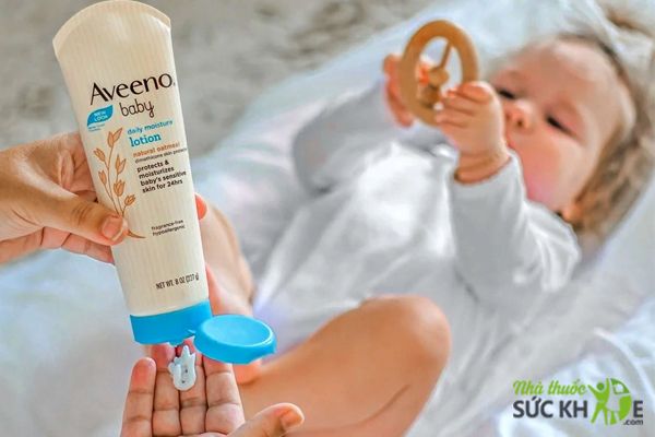 Kem dưỡng ẩm m&ugrave;a đ&ocirc;ng cho trẻ sơ sinh Aveeno baby
