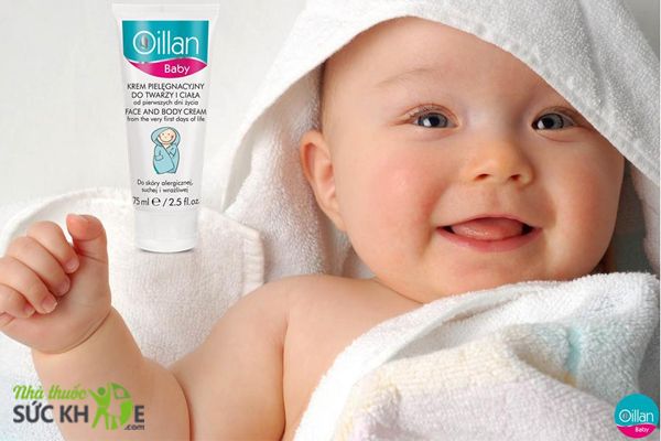 Kem dưỡng ẩm trẻ sơ sinh Oillan Baby