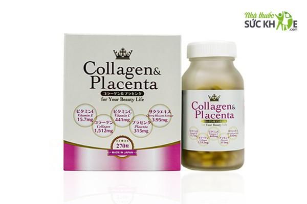 Vi&ecirc;n Collagen Placenta ch&iacute;nh h&atilde;ng Nhật Bản