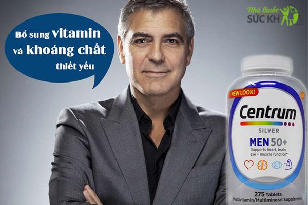 Vitamin tổng hợp cho nam tr&ecirc;n 50 Tuổi Centrum Silver Men 50+, 275 vi&ecirc;n