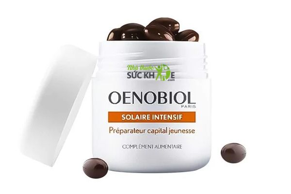 Vi&ecirc;n uống Oenobiol Solaire Intensif chống nắng, dưỡng da