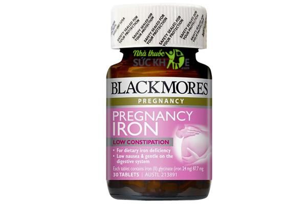 Vi&ecirc;n sắt cho b&agrave; bầu Blackmores Pregnancy Iron