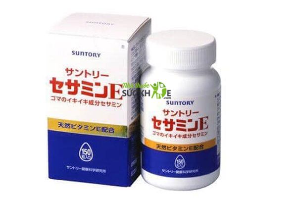 Vi&ecirc;n uống Suntory Sesamine E của Nhật