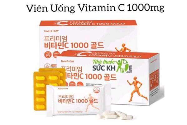 Vi&ecirc;n uống Vitamin C 1000mg Nutriday&nbsp;