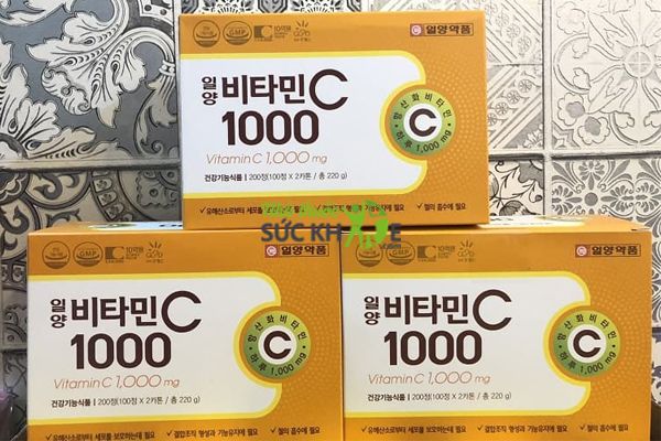Vitamin C H&agrave;n Quốc 1000 dạng vỉ