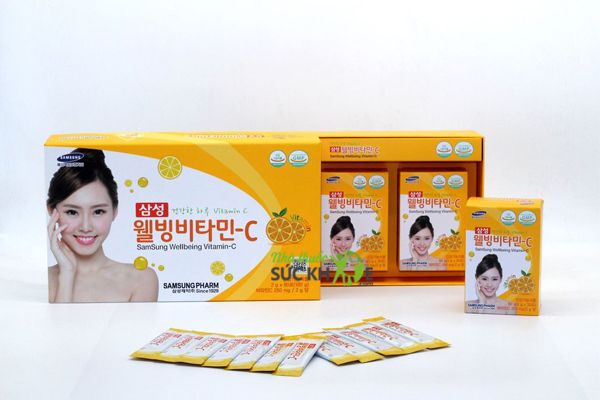 Vitamin C H&agrave;n Quốc dạng g&oacute;i Samsung Wellbeing