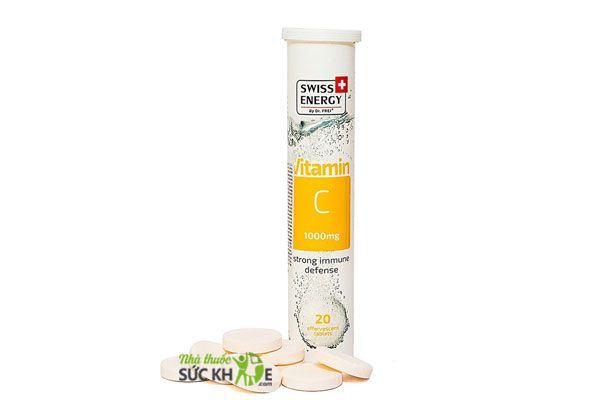 Uống vi&ecirc;n sủi vitamin C mỗi ng&agrave;y c&oacute; tốt kh&ocirc;n, Vi&ecirc;n sủi Swiss Energy Vitamin C