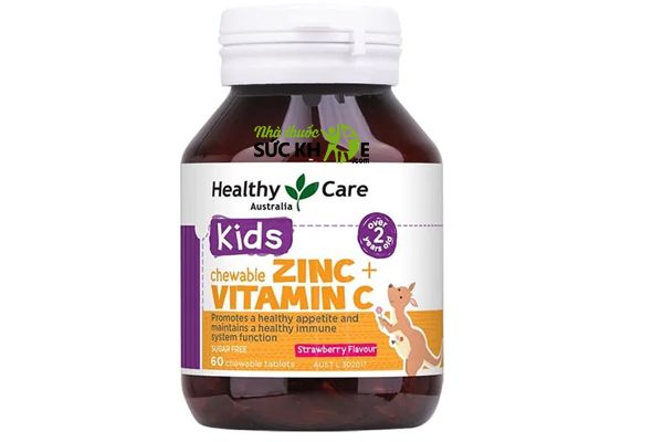 Vitamin C cho b&eacute; Zinc + Vitamin C Healthy Care
