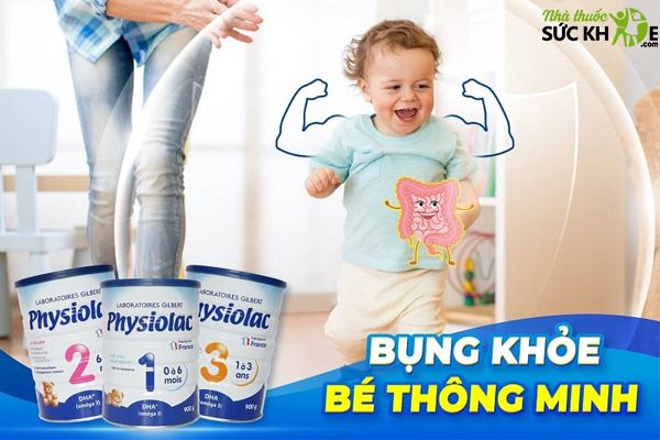 Sữa bột tốt nhất cho trẻ Physiolac của Ph&aacute;p
