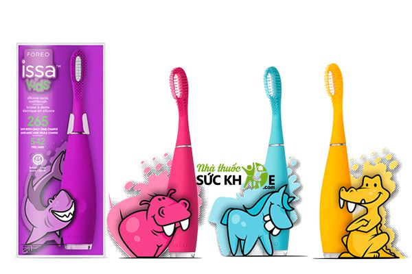B&agrave;n chải điện cho b&eacute; tr&ecirc;n 5 tuổi Foreo Issa