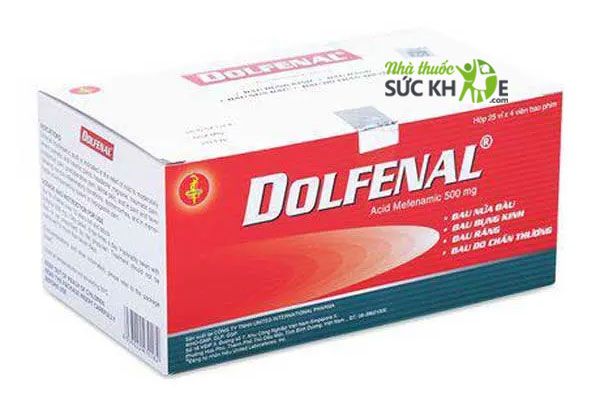 Dolfenal trị đau nửa đầu, đau do chấn thương