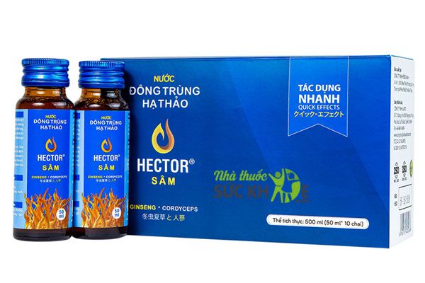 Nước đ&ocirc;ng tr&ugrave;ng hạ thảo Hector S&acirc;m