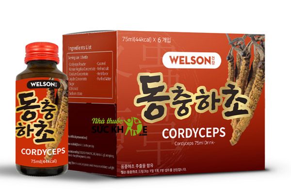 C&aacute;ch d&ugrave;ng đ&ocirc;ng tr&ugrave;ng hạ thảo dạng nước Welson Cordyceps H&agrave;n Quốc