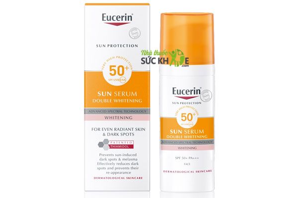 Kem chống nắng Eucerin Sun Serum Double Whitening&nbsp;