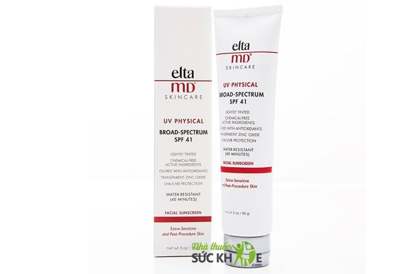 Kem chống nắng kh&ocirc;ng cồn kh&ocirc;ng hương liệu Elta MD UV Physical Broad-spectrum SPF 41