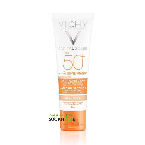 Kem chống nắng Vichy Capital Soleil Anti Dark Spot 3 in 1