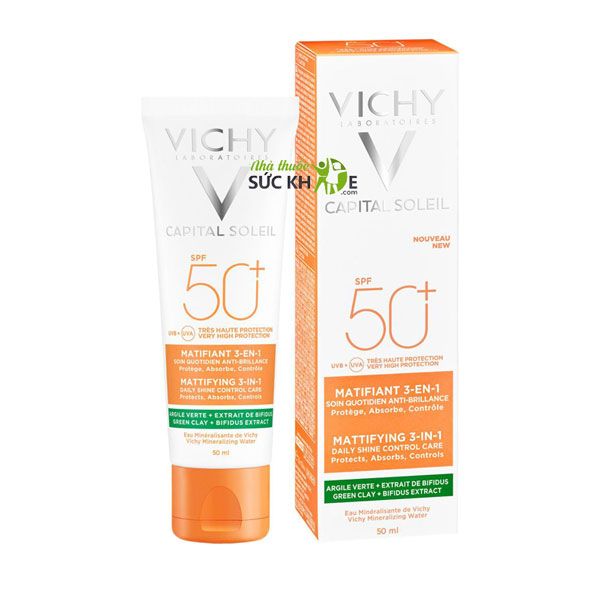 Kem chống nắng Vichy Capital Soleil SPF50+ Mattifying 3in1