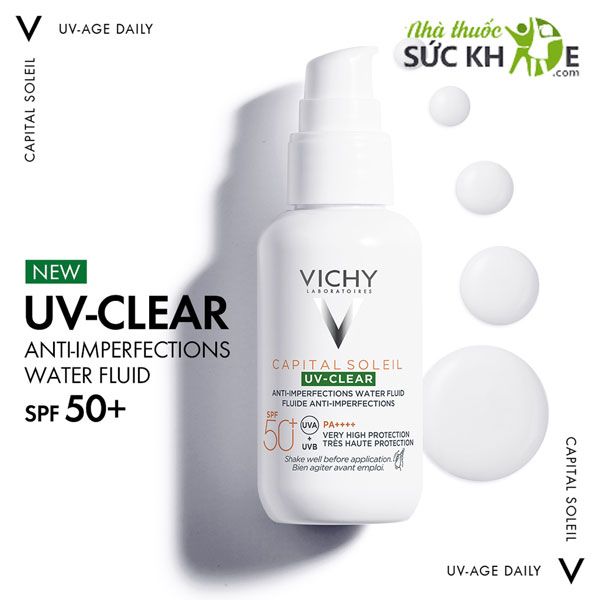 Kem chống nắng Vichy UV-Clear Anti-Imperfections&nbsp;