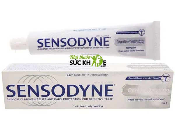 Sensodyne giảm &ecirc; buốt